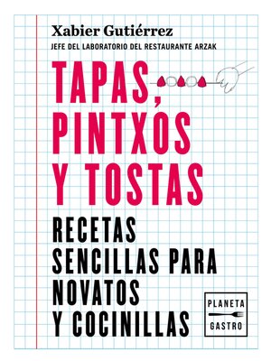 cover image of Tapas, pintxos y tostas